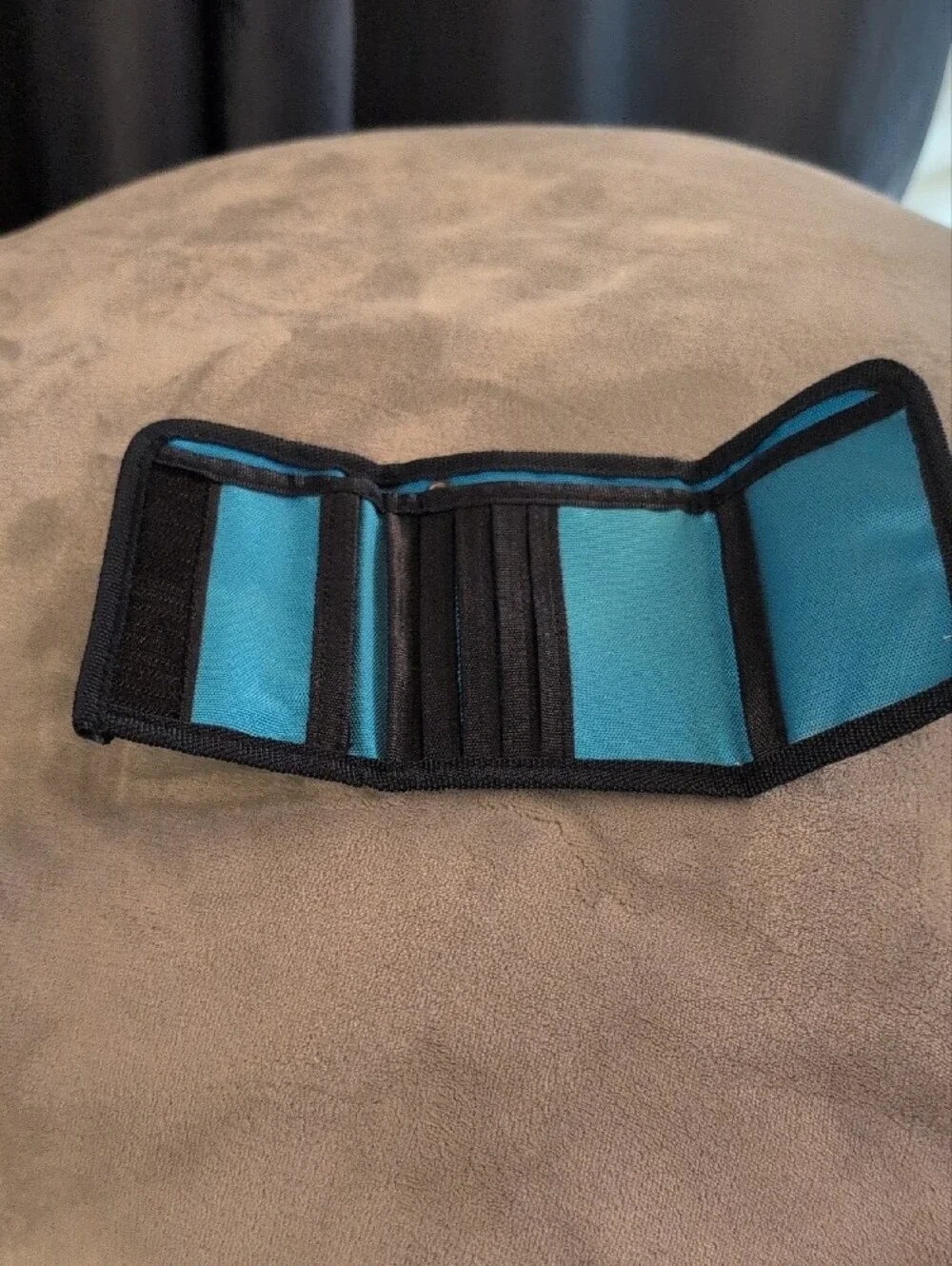 Aldi Blue Trifold Wallet